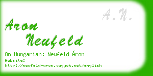 aron neufeld business card